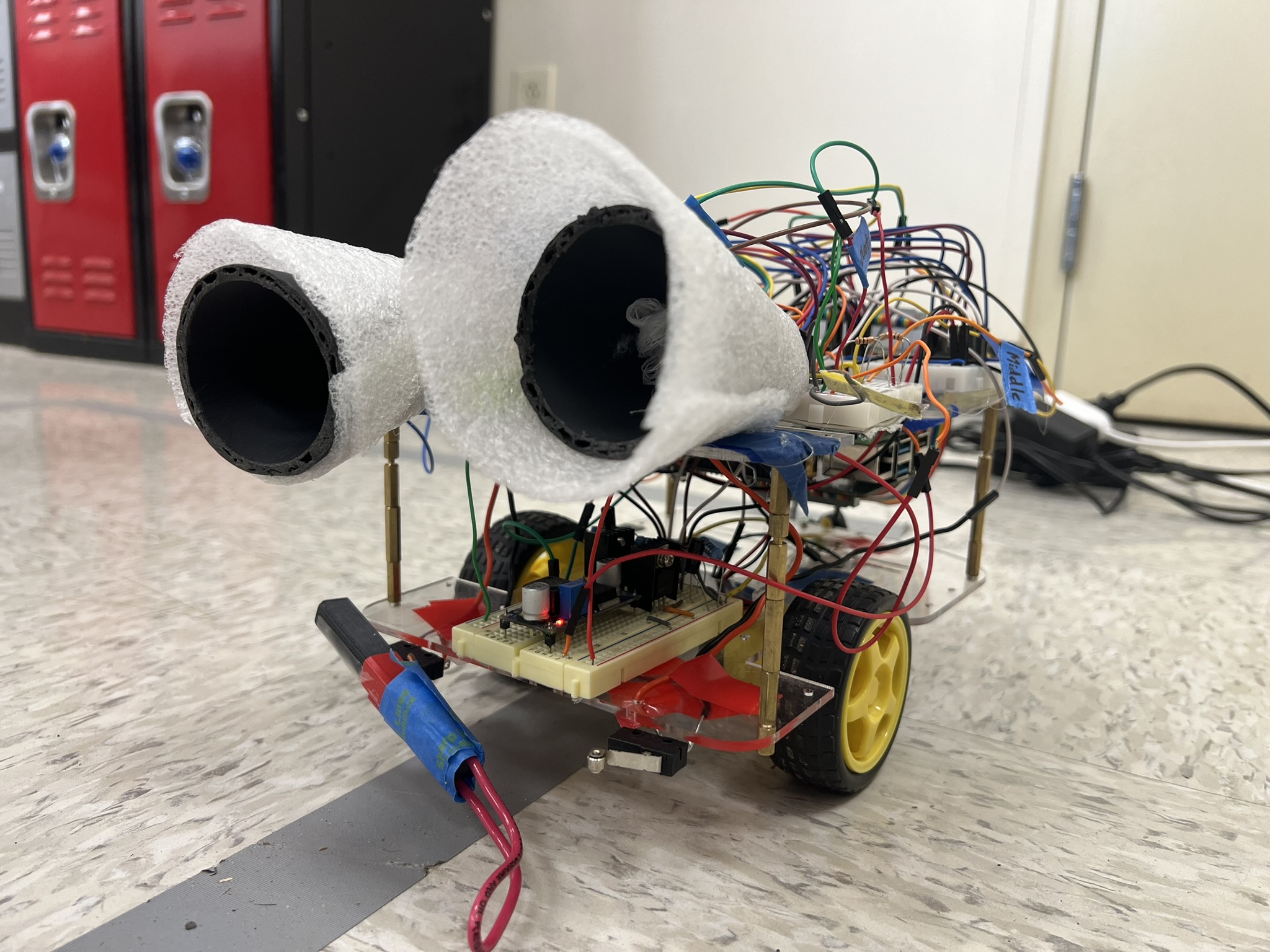 Audio-tracking vehicle project